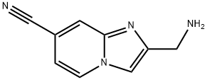 2-(aminomethyl)imidazo[1,2-a]pyridine-7-carbonitrile,1020034-17-6,结构式
