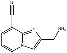 2-(aminomethyl)imidazo[1,2-a]pyridine-8-carbonitrile 结构式