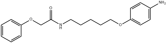 Acetamide, N-[5-(4-aminophenoxy)pentyl]-2-phenoxy- Structure