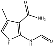 1H-Pyrrole-3-carboxamide, 2-(formylamino)-4-methyl- Struktur