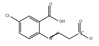 Benzoic acid, 5-chloro-2-[(2-nitroethylidene)amino]-