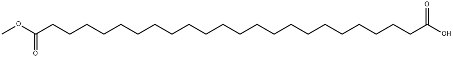 Tetracosanedioic acid, 1-methyl ester Structure