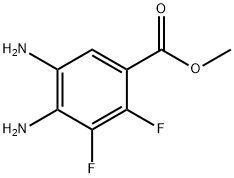 Benzoic acid, 4,5-diamino-2,3-difluoro-, methyl ester Struktur