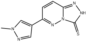 1,2,4-Triazolo[4,3-b]pyridazine-3(2H)-thione, 6-(1-methyl-1H-pyrazol-4-yl)-