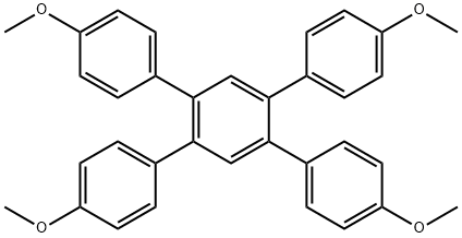1,2,4,5-四(4-甲氧基苯基)苯 结构式
