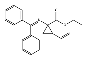 Cyclopropanecarboxylic acid, 1-[(diphenylmethylene)amino]-2-ethenyl-, ethyl ester