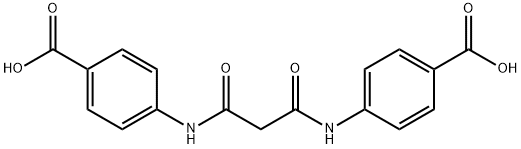Benzoic acid, 4,4'-[(1,3-dioxo-1,3-propanediyl)diimino]bis- 结构式
