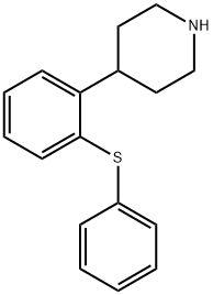Piperidine, 4-[2-(phenylthio)phenyl]- 结构式