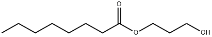 Octanoic acid 3-hydroxypropyl ester Structure