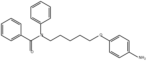 Benzamide, N-[5-(4-aminophenoxy)pentyl]-N-phenyl- Structure