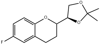 2H-1-Benzopyran, 2-[(4R)-2,2-dimethyl-1,3-dioxolan-4-yl]-6-fluoro-3,4-dihydro-