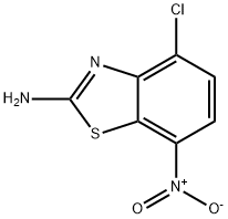 2-Benzothiazolamine, 4-chloro-7-nitro- Structure