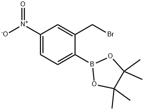 1,3,2-Dioxaborolane, 2-[2-(bromomethyl)-4-nitrophenyl]-4,4,5,5-tetramethyl-