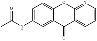 Acetamide, N-(5-oxo-5H-[1]benzopyrano[2,3-b]pyridin-7-yl)- 结构式