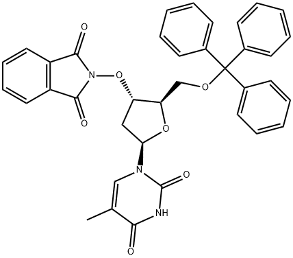Thymidine, 3'-O-(1,3-dihydro-1,3-dioxo-2H-isoindol-2-yl)-5'-O-(triphenylmethyl)-
