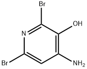 3-Pyridinol, 4-amino-2,6-dibromo- 结构式