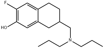 2-Naphthalenol, 7-[(dipropylamino)methyl]-3-fluoro-5,6,7,8-tetrahydro-,103347-66-6,结构式