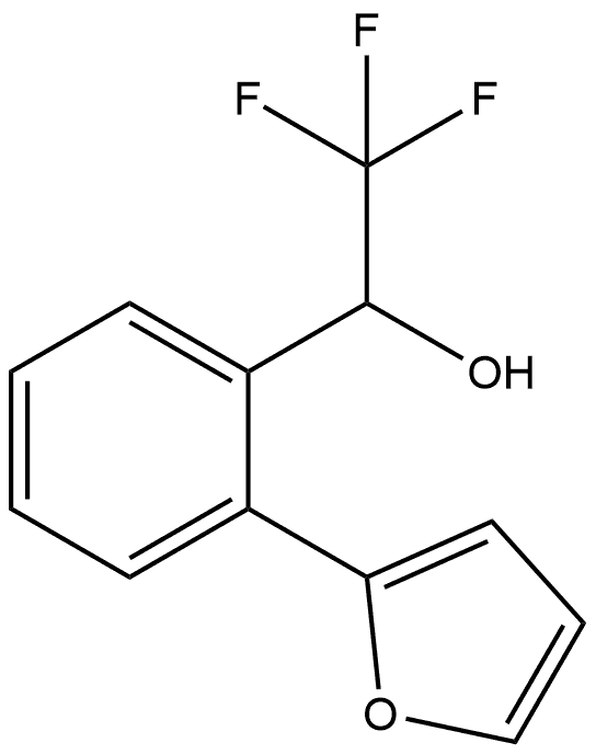 Benzenemethanol, 2-(2-furanyl)-α-(trifluoromethyl)-,1033806-13-1,结构式
