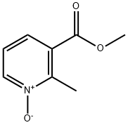 3-Pyridinecarboxylic acid, 2-methyl-, methyl ester, 1-oxide Structure