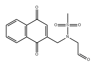 Methanesulfonamide, N-[(1,4-dihydro-1,4-dioxo-2-naphthalenyl)methyl]-N-(2-oxoethyl)-