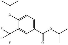 Isopropyl 4-isopropoxy-3-(trifluoromethyl)benzoate,1034188-33-4,结构式