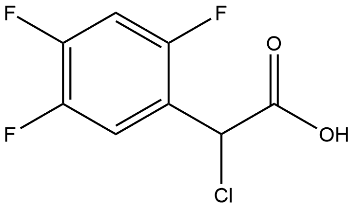 Benzeneacetic acid, α-chloro-2,4,5-trifluoro-