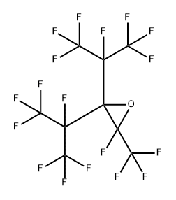 Oxirane, 2-fluoro-3,3-bis[1,2,2,2-tetrafluoro-1-(trifluoromethyl)ethyl]-2-(trifluoromethyl)- Structure