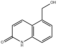 2(1H)-Quinolinone, 5-(hydroxymethyl)- Struktur