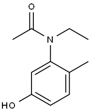 Acetamide, N -ethyl- N -(5-hydroxy-2-methylphenyl)- (ACI) Structure