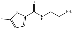2-Thiophenecarboxamide, N-(2-aminoethyl)-5-methyl- 结构式