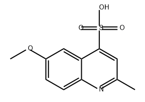 4-Quinolinesulfonic acid, 6-methoxy-2-methyl-