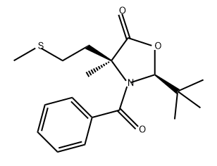 5-Oxazolidinone, 3-benzoyl-2-(1,1-dimethylethyl)-4-methyl-4-[2-(methylthio)ethyl]-, (2S-cis)- (9CI)