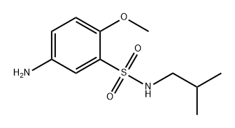 5-氨基-N-异丁基-2-甲氧基苯磺酰胺, 1041589-11-0, 结构式