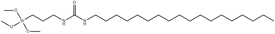 Urea, N-octadecyl-N'-[3-(trimethoxysilyl)propyl]- Structure