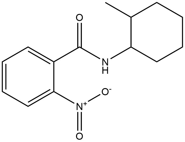 N-(2-methylcyclohexyl)-2-nitrobenzamide Structure