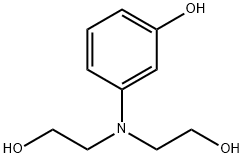 Phenol, 3-[bis(2-hydroxyethyl)amino]- Struktur