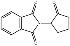 2-(2-氧代环戊基)异吲哚啉-1,3-二酮, 10442-95-2, 结构式