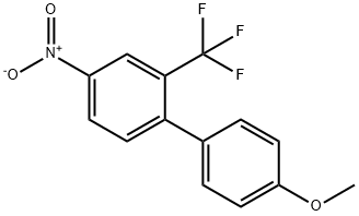 4'-Methoxy-4-nitro-2-(trifluoromethyl)-1,1'-biphenyl Structure