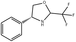 Oxazolidine, 4-phenyl-2-(trifluoromethyl)-, (4R)- Structure
