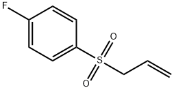 Benzene, 1-fluoro-4-(2-propen-1-ylsulfonyl)- 结构式