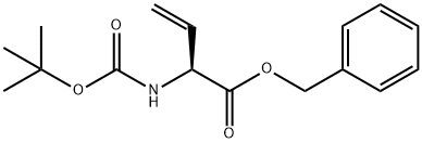 3-Butenoic acid, 2-[[(1,1-dimethylethoxy)carbonyl]amino]-, phenylmethyl ester, (2S)- Structure
