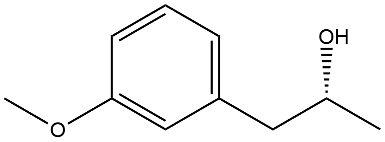 Benzeneethanol, 3-methoxy-a-methyl-, (aR)- Structure