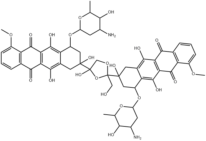 Epirubicin EP Impurity G Structure
