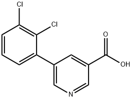 5-(2,3-Dichlorophenyl)nicotinic acid,1047045-99-7,结构式
