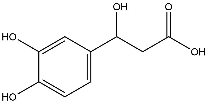 3-(3,4-dihydroxyphenyl)-3-hydroxypropanoic acid,1049662-02-3,结构式