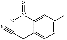 2-(4-iodo-2-nitrophenyl)acetonitrile Structure