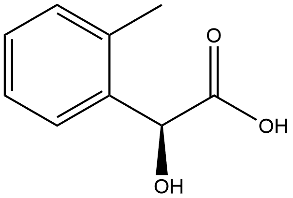 (S)-2-羟基-2-(邻甲苯基)乙酸 结构式