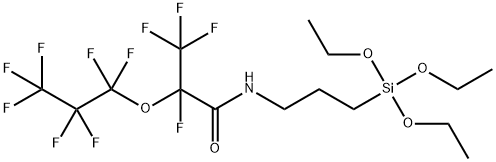 六碳全氟聚醚三乙氧基硅烷, 1052667-99-8, 结构式