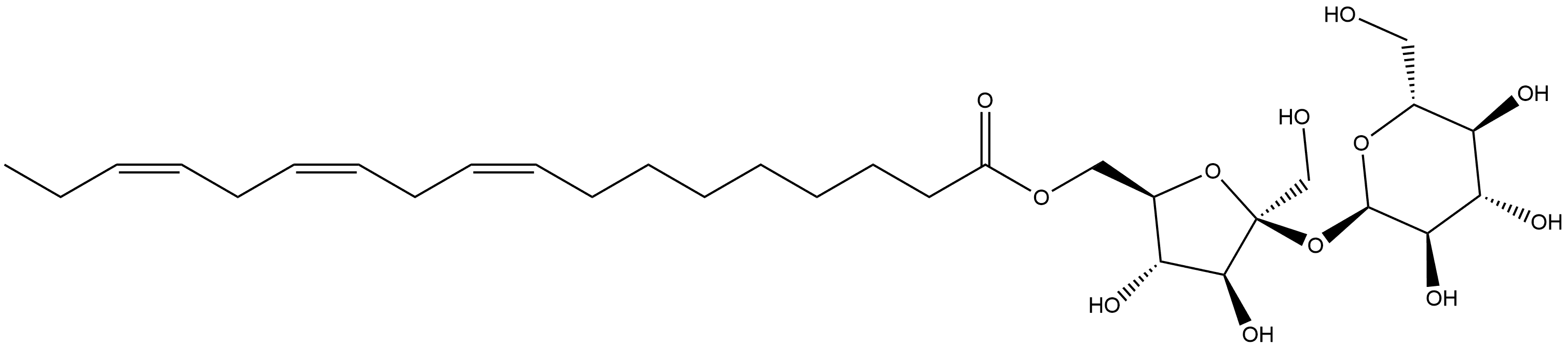 α-D-Glucopyranoside, 6-O-[(9Z,12Z,15Z)-1-oxo-9,12,15-octadecatrien-1-yl]-β-D-fructofuranosyl
