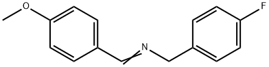 Benzenemethanamine, 4-fluoro-N-[(4-methoxyphenyl)methylene]-